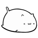 White Animated Cat 12