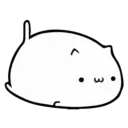 White Animated Cat 8