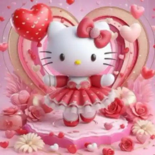 Hello Kitty en Fresas💞1🇵🇪Clásica 22