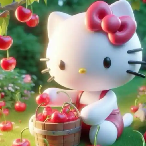 Hello Kitty en Fresas💞1🇵🇪Clásica 19
