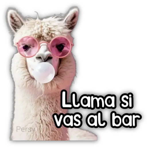 Persy Llama Si Vas al bar