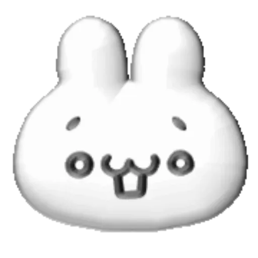 White bunny 3D emojis🐇 MOV 22