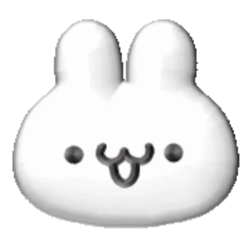 White bunny 3D emojis🐇 MOV 7