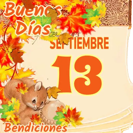 CALENDARIO MES SEPTIEMBRE 12
