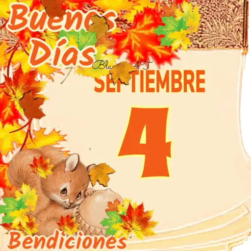 CALENDARIO MES SEPTIEMBRE 13