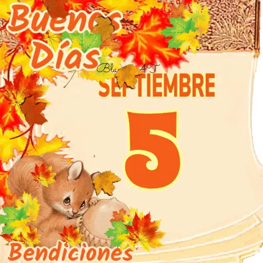 CALENDARIO MES SEPTIEMBRE 4