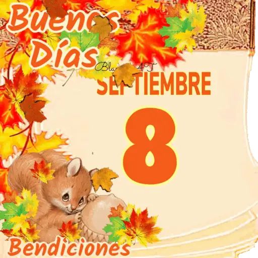 CALENDARIO MES SEPTIEMBRE 14