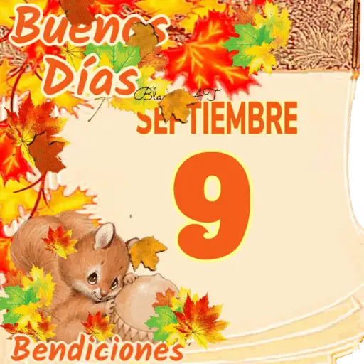 CALENDARIO MES SEPTIEMBRE 5