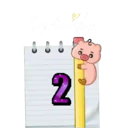 calendario #2 🗓️ septiembre🐷 16