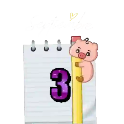 calendario #2 🗓️ septiembre🐷 29