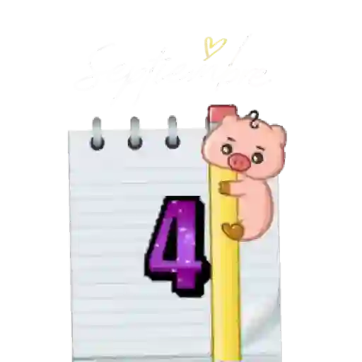 calendario #2 🗓️ septiembre🐷 23