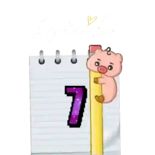 calendario #2 🗓️ septiembre🐷 20