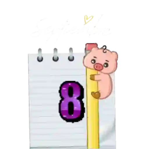 calendario #2 🗓️ septiembre🐷 24