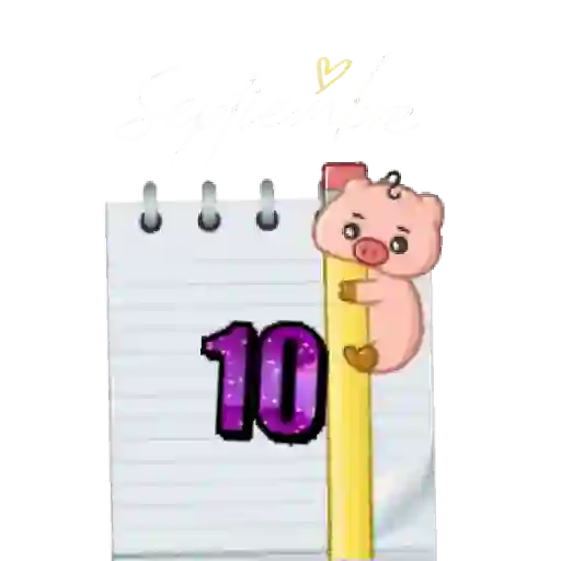 calendario #2 🗓️ septiembre🐷 9