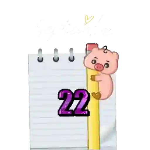 calendario #2 🗓️ septiembre🐷 19