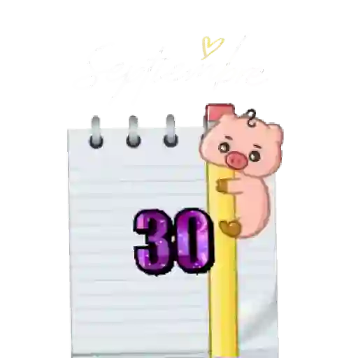 calendario #2 🗓️ septiembre🐷 21