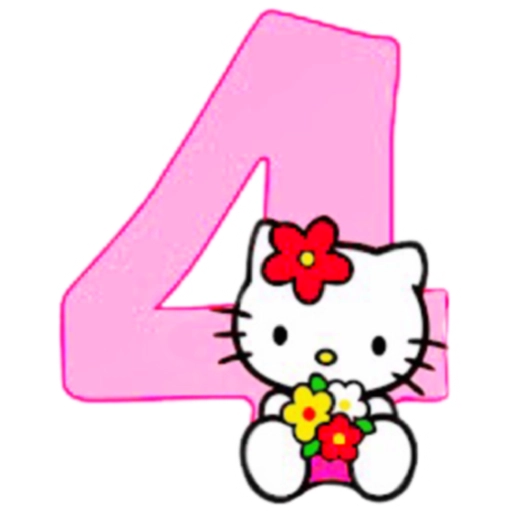 HELLO KITTY NUMEROS 1