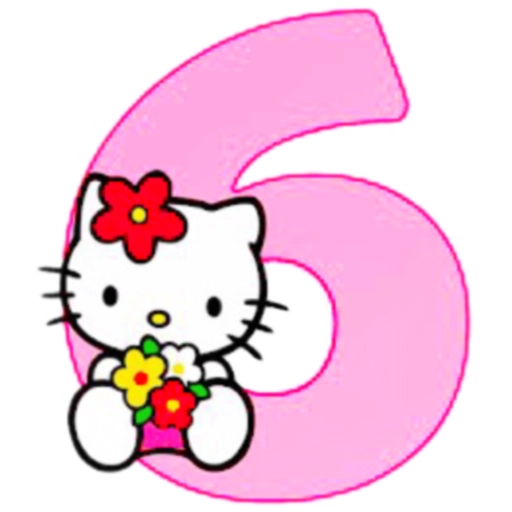 HELLO KITTY NUMEROS 3