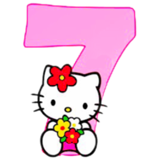 HELLO KITTY NUMEROS 9