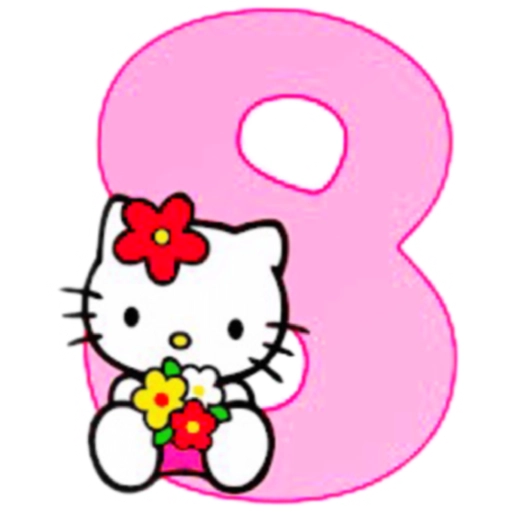 HELLO KITTY NUMEROS 6