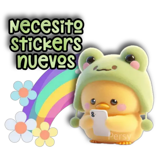 Necesito Stickers nuevos Persy