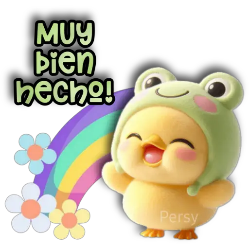 MUY bien hecho! Persy