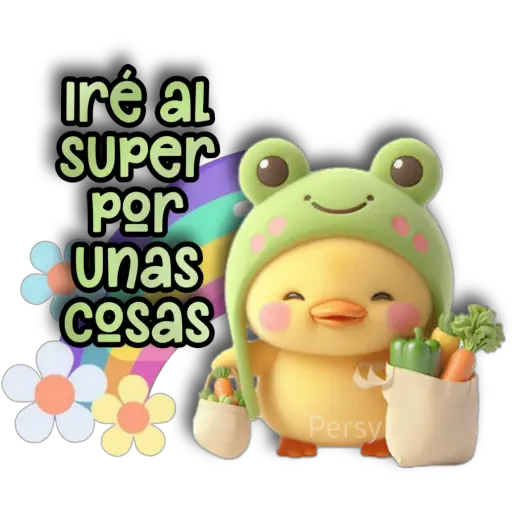 iré al Super por unas cosas Persy