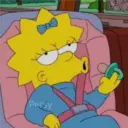 Maggie Simpson reacciones 🍼💛 11