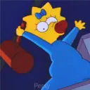 Maggie Simpson reacciones 🍼💛 30