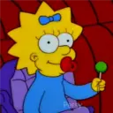 Maggie Simpson reacciones 🍼💛 27