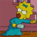 Maggie Simpson reacciones 🍼💛 24