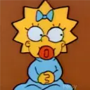 Maggie Simpson reacciones 🍼💛 6