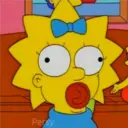 Maggie Simpson reacciones 🍼💛 29