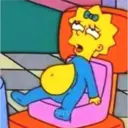 Maggie Simpson reacciones 🍼💛 3