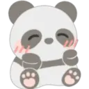 Lovely panda emojis 🖤🐼🤍 2