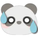 Lovely panda emojis 🖤🐼🤍 4