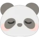 Lovely panda emojis 🖤🐼🤍 29