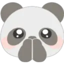 Lovely panda emojis 🖤🐼🤍 30