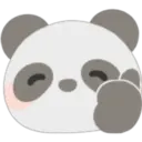 Lovely panda emojis 🖤🐼🤍 7