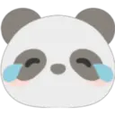 Lovely panda emojis 🖤🐼🤍 24