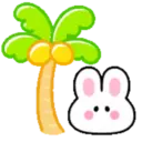 Summer bunny emojis 2🐰🌴 MOV 1