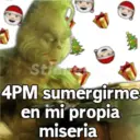 Stickerly 4PM sumergirme en mi propia miseria