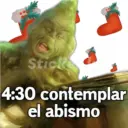 Stickerdy 4:30 contemplar el abismo