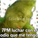 Sticker lya • 7PM luchar con el odio que me tengo