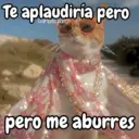 Te aplaudiría pero pero me aburres