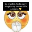 Yo era atea, hasta que ví ese pitote y me arrodille a rezarle @llarley Sticker