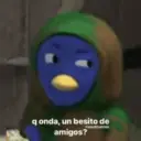 q onda, un besito de amigos? Eunpokitontriste