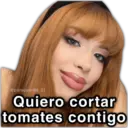 Quiero cortar tomates contigo