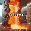 girl shower