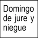 Domingo de jure y niegue